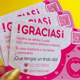 Gracias por tu compra x 100 unidades